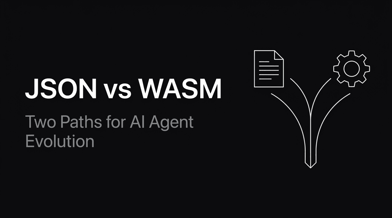 JSON Templates vs Executable WASM Genes